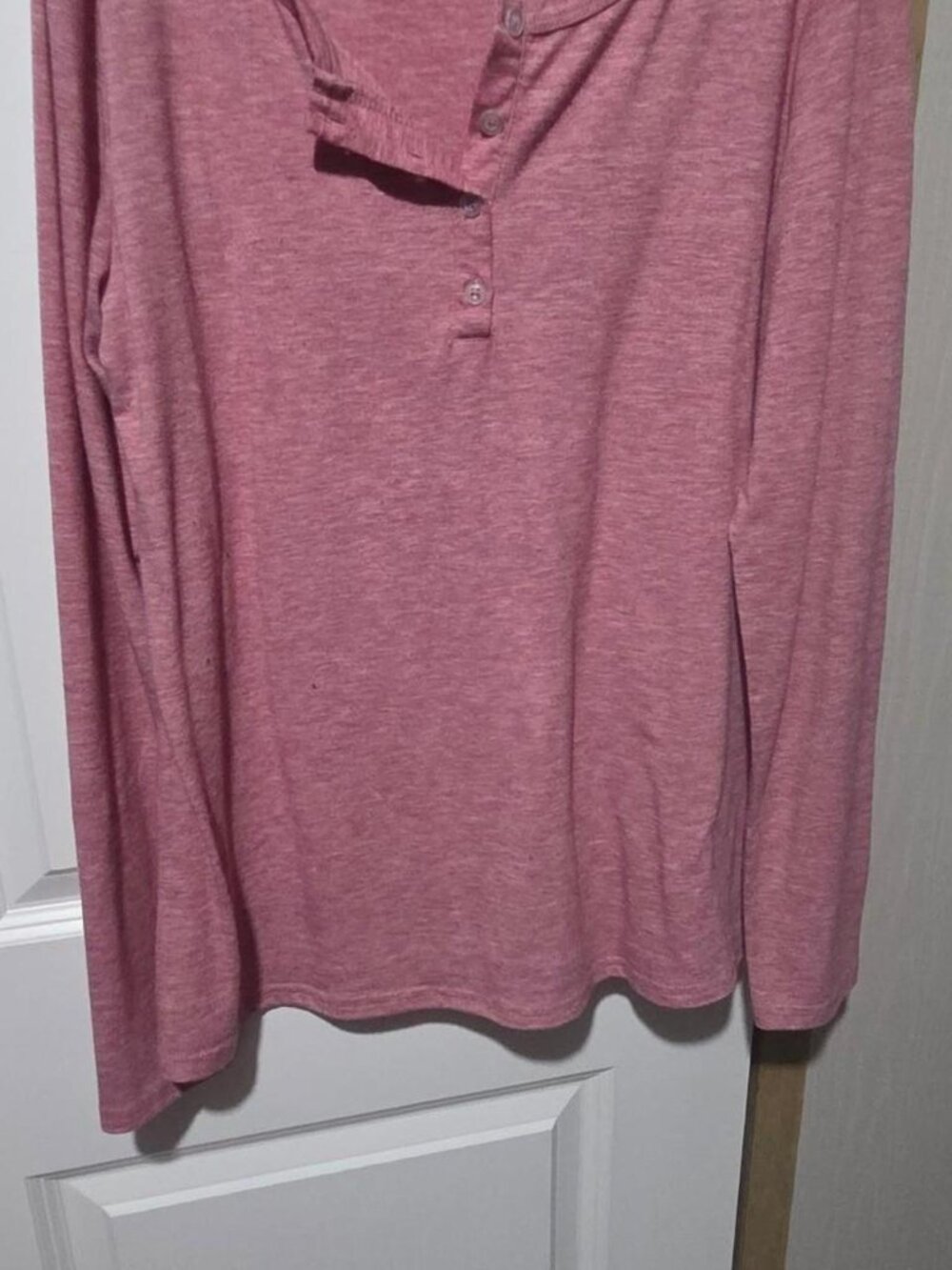 Pink long sleeve shirt #loungewear #cozy